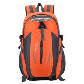 36L Outdoor Backpack Waterproof Daypack Travel Knapsack (Color: Orange)